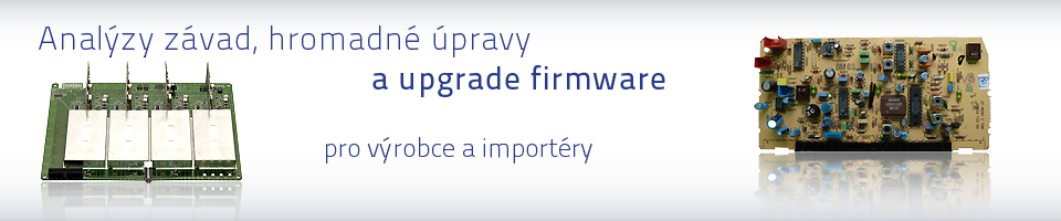 Analzy zvad, hromadn pravy a upgrade firmware pro vrobce a importry